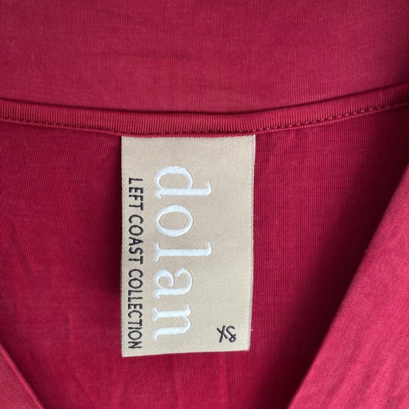 (56) Dolan 3/4 sleeve maroon midi dress, Size XS - Picture 2 of 7